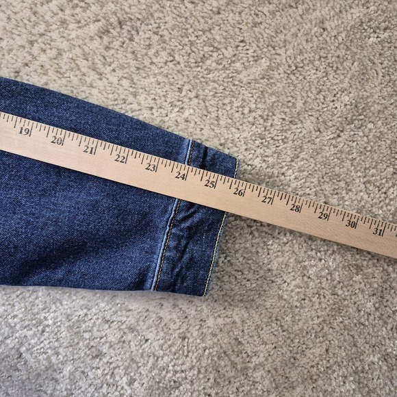 Levis Standard Trucker Jacket Mens XL Blue Denim Pockets Classic Western 90s USA - Picture 8 of 10